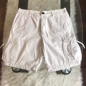J. Crew White Cargo Shorts